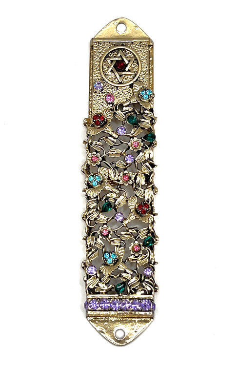 Contemporary Star Of David Mezuzah